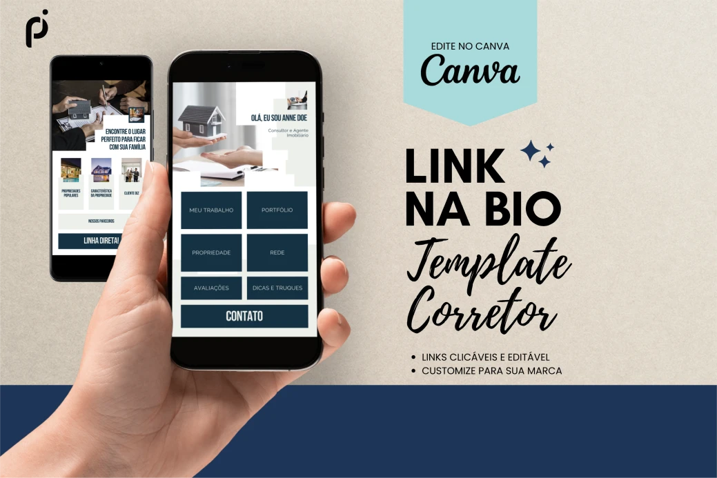 Template Link Bio Instagram - Imobiliária/Corretor